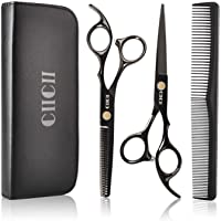 Los mejores  - Tijeras Peluqueria Profesional- CIICII 8Pcs Tijeras de Peluqueria-Tijeras Entresacar Peluqueria &amp- Tijeras Cortar Pelo…